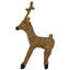 Statue de jardin cerfs animaux en métal