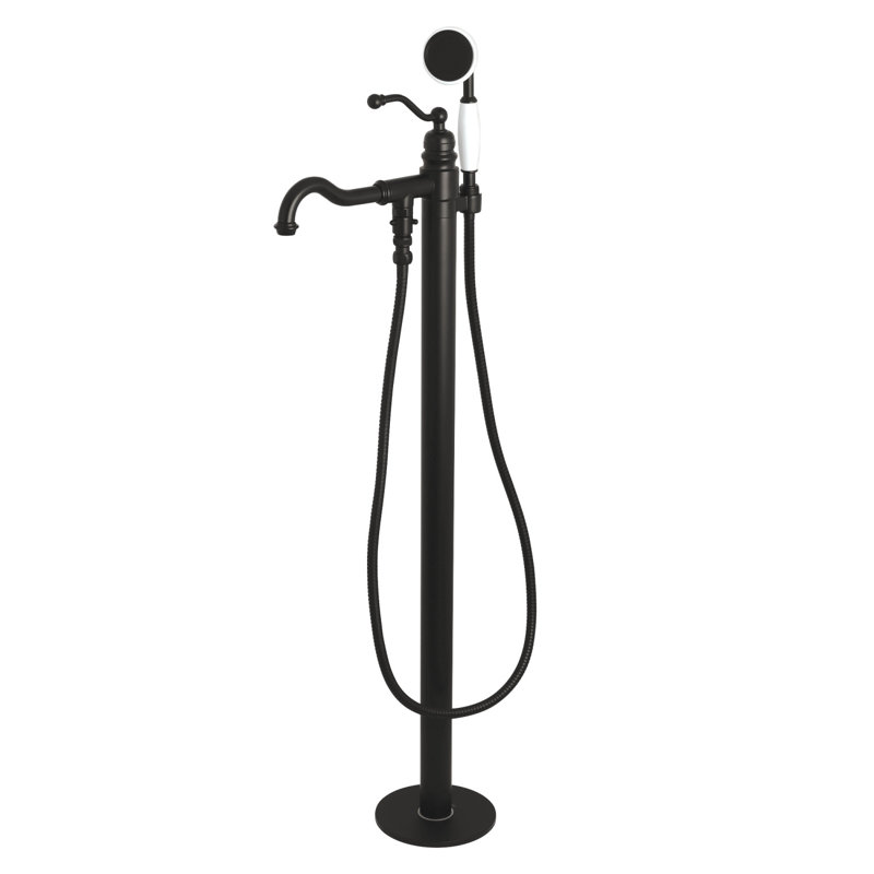 Baignoire autoportante 45 po Kingston, Noir mat