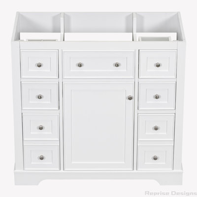 Base de meuble-lavabo simple 35,6 po seulement