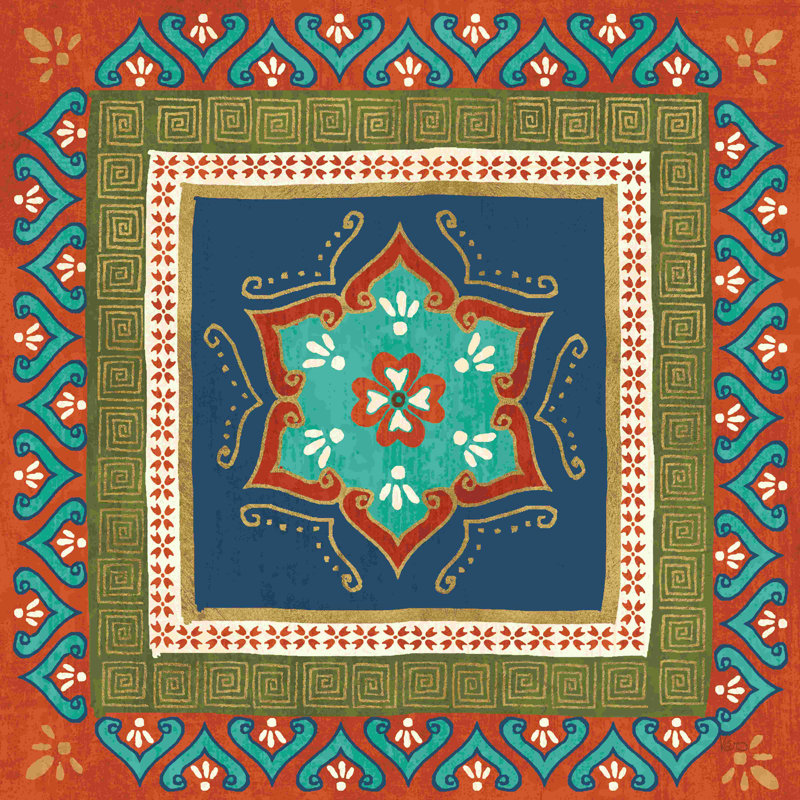 Fête mexicaine I, H 20 po x l 20 po