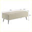 Banc rembourré en velours côtelé Mavela-1640978694