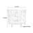 American Decorative Cabinet Side Cabinet Accent Cabinet-124795173