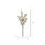 Vickerman 16" White Fall Wild Berry Artificial Christmas Pick, 6/Bag, Weather Resistant