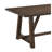 Kaelyn Dark Oak Finish Dining Table