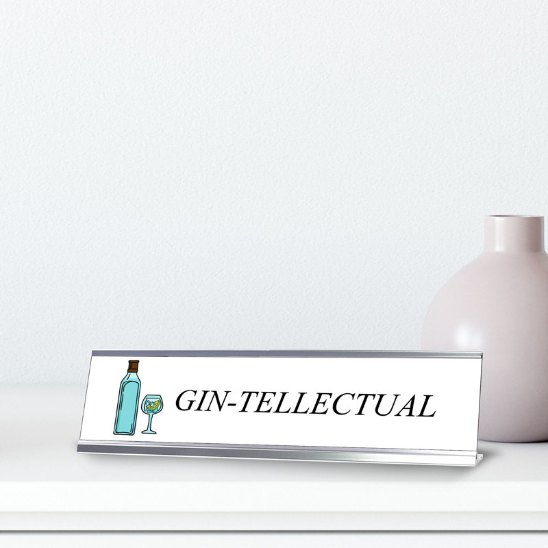 Porte-affiche Gin-Tellectual