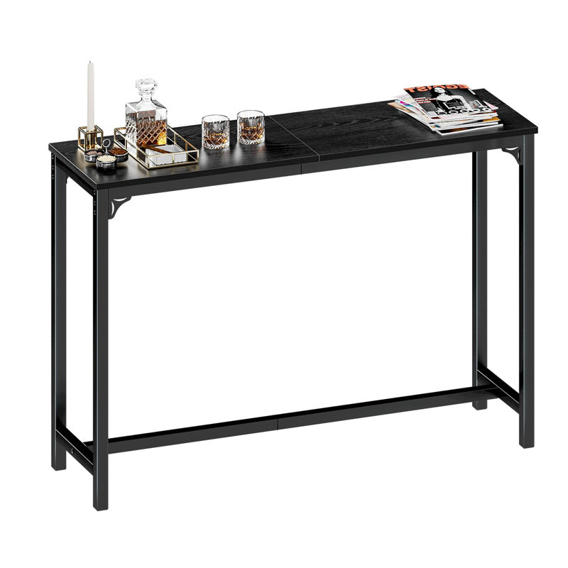 55" Bar Height Pub Table, Black