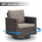 Ingvald 8- Person Outdoor PE Wicker Patio Conversation Set with Fire Pit, Ottomans and Cushions-126021757-126021746