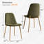 Chaise d'appoint rembourrée à dossier complet de 18 po de hauteur-2009918684