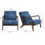 Fauteuil d'appoint 22,8 po Mid Century-130617761