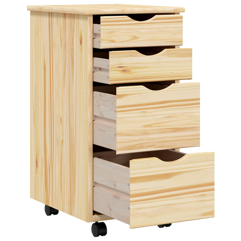 Solid Wood Rectangle Accent Chest
