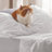 Bedsure Polyester Microfiber Sheet Set Hotel Luxury Sheets, Easy Care Cooling Bed Sheet Set 84GSM（65“ x 95")GentleSoft™️-113212613-111074241