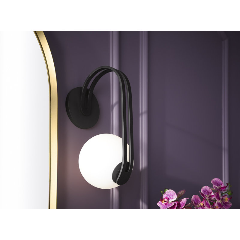 Kraga 13" 1 - Light Sconce, Polished Chrome