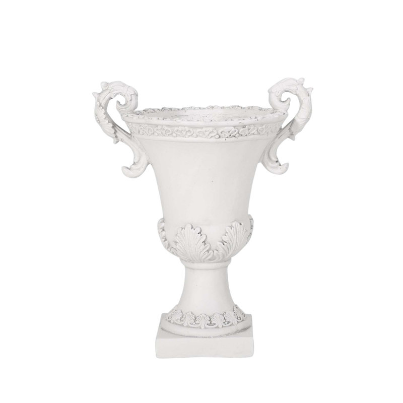 Charming Magnesium Oxide Planter for All Kinds of Plants, Antique White