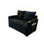 Chaise longue en velours côtelé moderne avec dossier réglable et lit escamotable, luxueux tissu moelleux pour un confort ultime-116751637