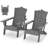Set Of 2 Folding-Adirondack-Chairs With Connecting Tray-208599108
