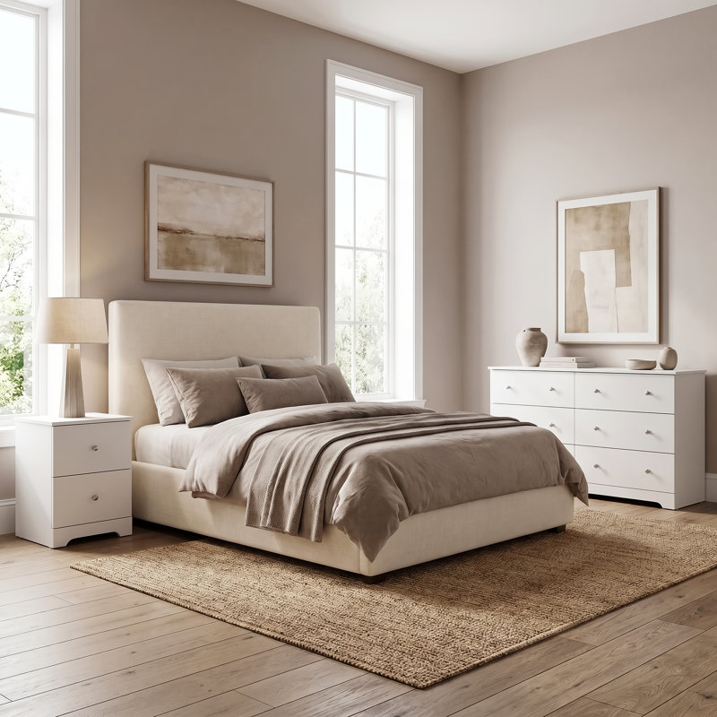 Blaklee 2 Pieces Bedroom Set, White