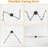 21'' 8 -Light Swing Arm Track Track Kit with Dimmable and Adjustable Head-73150330