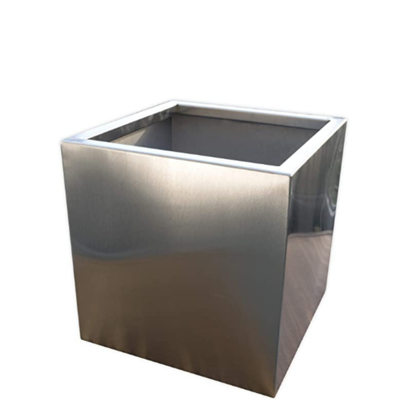 Übertopf Abidin aus Metall, 38 cm H x 46 cm W x 46 cm D