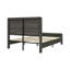 Lit plateforme en bois massif avec tête de lit à lattes et support en lattes de bois durable, aucun sommier requis-2007827441-1998708105