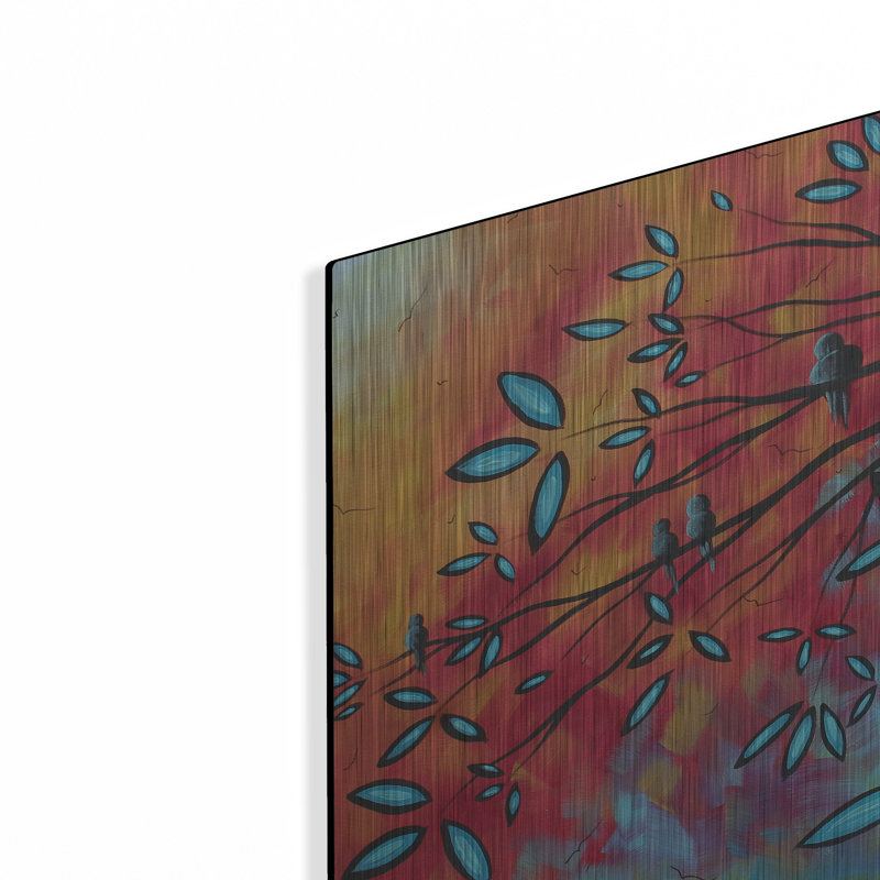 «Birds & Blossoms» par Megan Duncanson, H 16 po x l 24 po