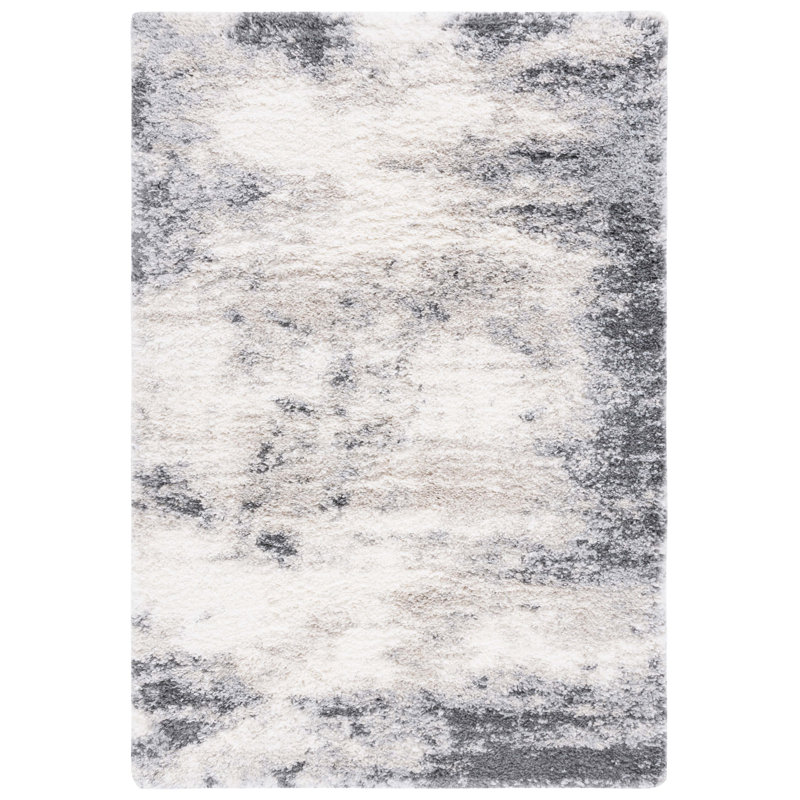 Fontana Shag 800 Performance Abstract Rug, Rectangle 5'3" x 7'6"
