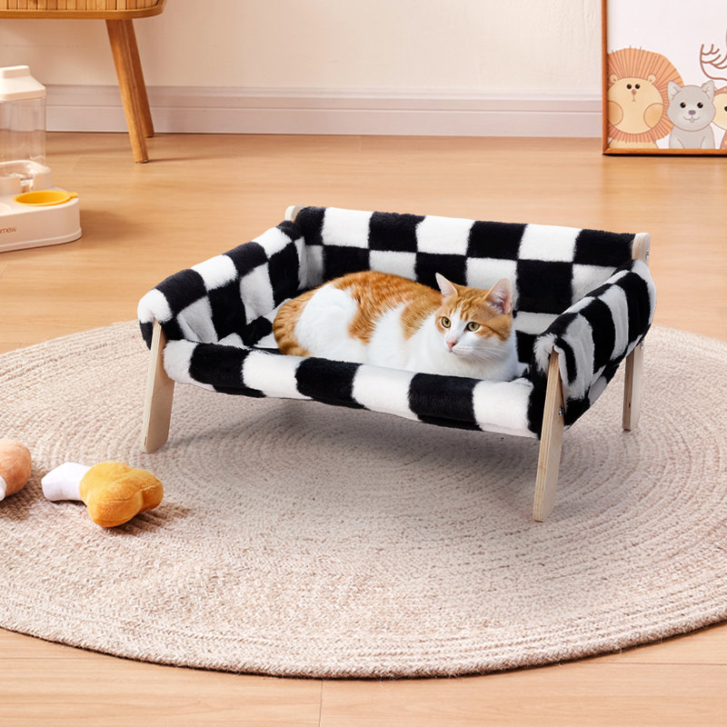 Pet Bed, black；white, 56