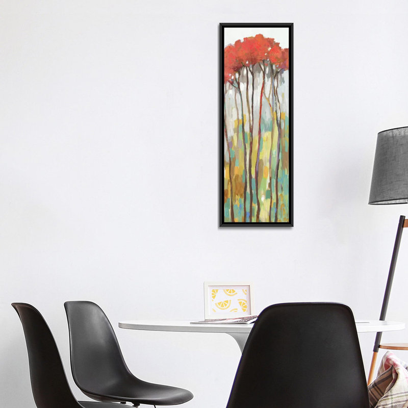 «Tall I», reproduction sur toile, H 48 po x l 16 po x P 1,5 po, Toile avec cadre noir