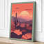 Desert at Sunset Modern - Wrapped Canvas-205557724-205557731