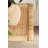 Coastal Tiered Rattan Entry Console Table