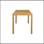 Table de salle à manger classique en bois d'acacia pour l'extérieur, spacieuse et durable, idéale pour la terrasse, le jardin et le balcon.