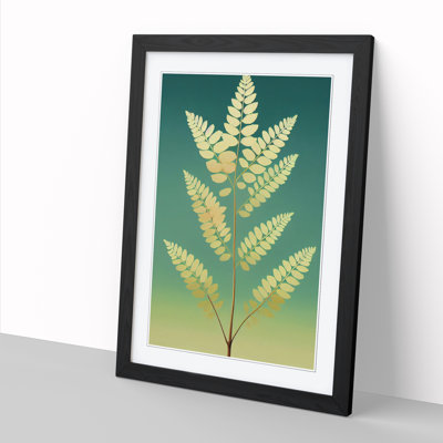 Fern Leaf Single - Single Picture Frame Print