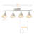 4 Light Plug in Ceiling Light Fixture,Plug in Track Lighting,Dimmable LED Bulbs Included-108284970