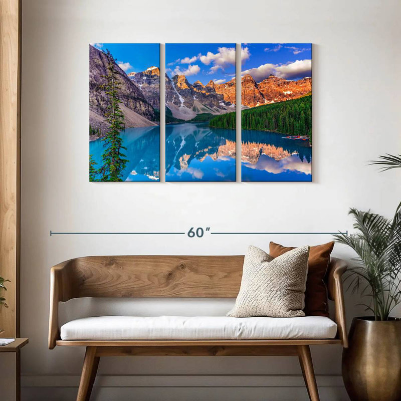 Alvord au lac Moraine, H 28 po x l 45 po