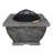 Grey 32" Concrete Fire Pit - Add Warmth To Outdoor Life Wood Burning Patio Heat Focus Point