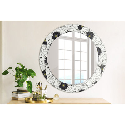 Huldar Glass Flat Wall Mirror