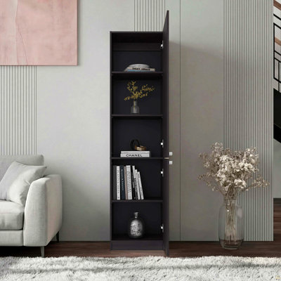 Wenge 2-Door Storage Cabinet