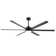 Chalmas Large Matte Black Indoor/Covered Outdoor Ceiling Fan with Light and Remote, 6 Aluminum Blades, 6-Speed Quiet DC Motor, LED Tri-Colour Temperature, Memory Function, Timer, 6''/12'' Downrods