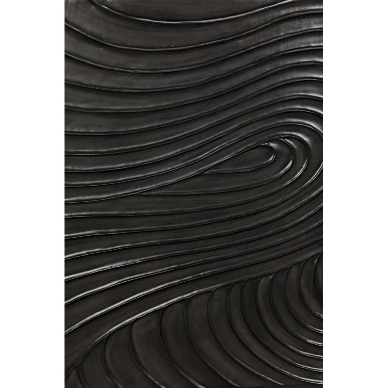 Cavalier 80'' W Solid Wood Sideboard, Black