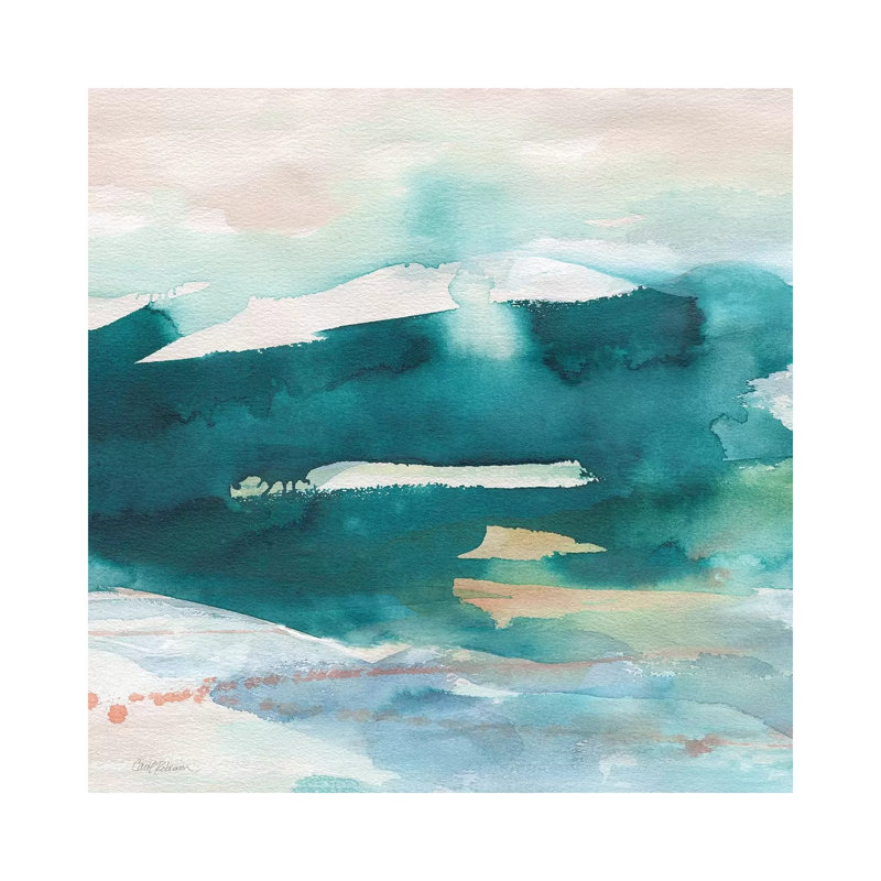 Ocean Lights by Carol Robinson - Wrapped Canvas Painting, 30.48 cm H x 30.48 cm W