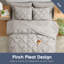 Ensemble d'édredon plissé avec draps Bed-in-a-Bag-103134071-103134051