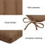 Coussin de siège 4 pièces Ebern Designs-1514321203