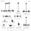Martella 4 Light Metal Dimmable Geometric Chandelier-1617695408