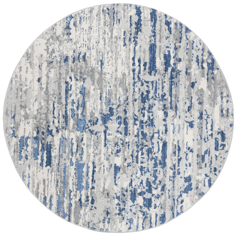 Genessys Performance Abstract Rug, Round 9'