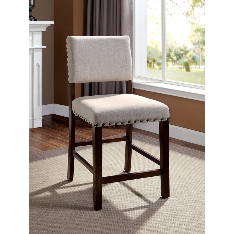 Chaise de comptoir industrielle H 20 po (2 / RTC), cerisier brun