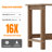 Outdoor Side Table Adirondack Tables Weather Resistant Patio Table Plastic Outdoor End Tables（Set Of Two）-117549412