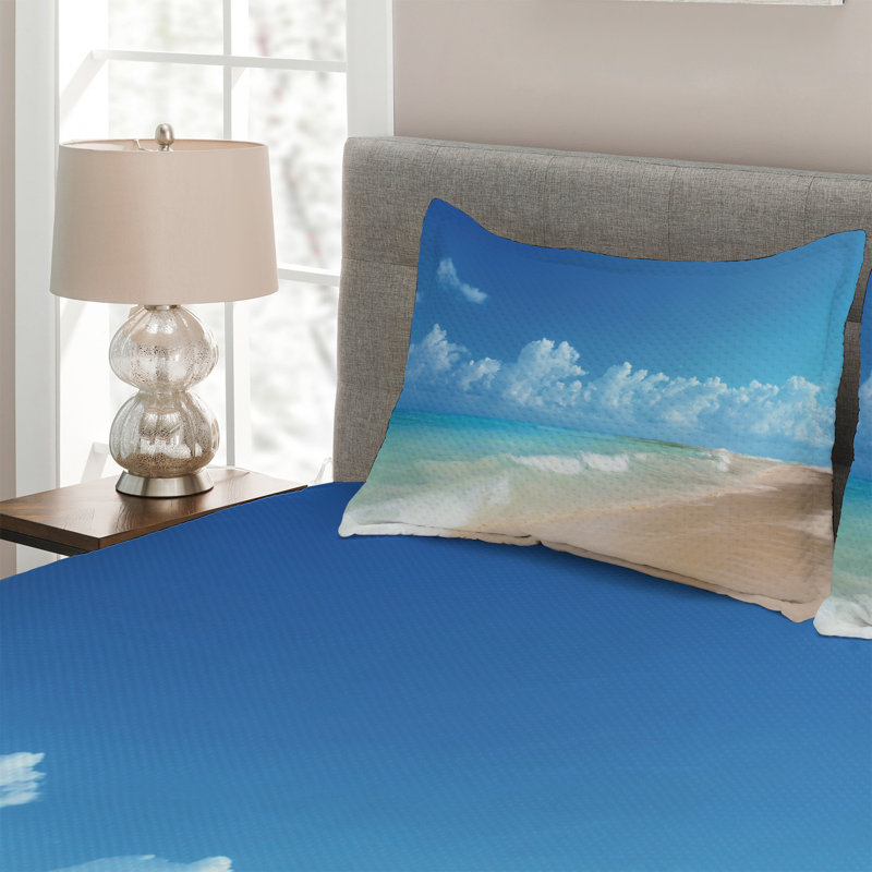 Bunny Coastal Polyester Coverlet