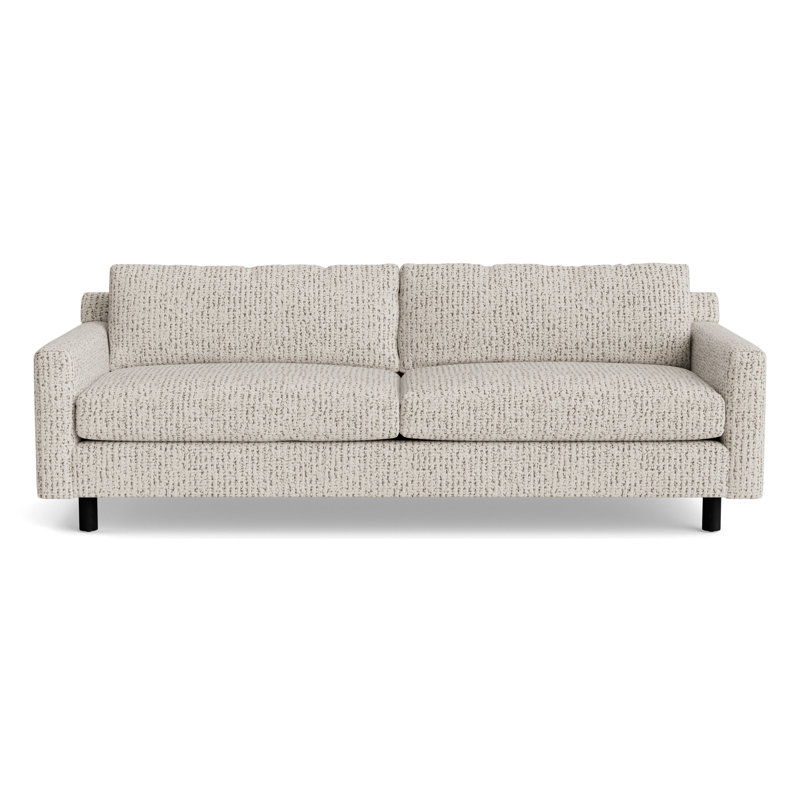 Hunter No Welt 100 Sofa, Marshmallow - Toast, Black