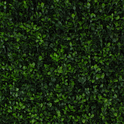 Feuillage vert artificiel Holly protégé contre les rayons UV pour la décoration extérieure (ensemble de 4)