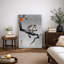 Œuvre d'arbre persimmon japonais, art animalier traditionnel, impression sur toile encadrée-123501782-123501785