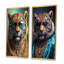 «Tiger Gambler», 2 pièces sur toile-67800199-67800218